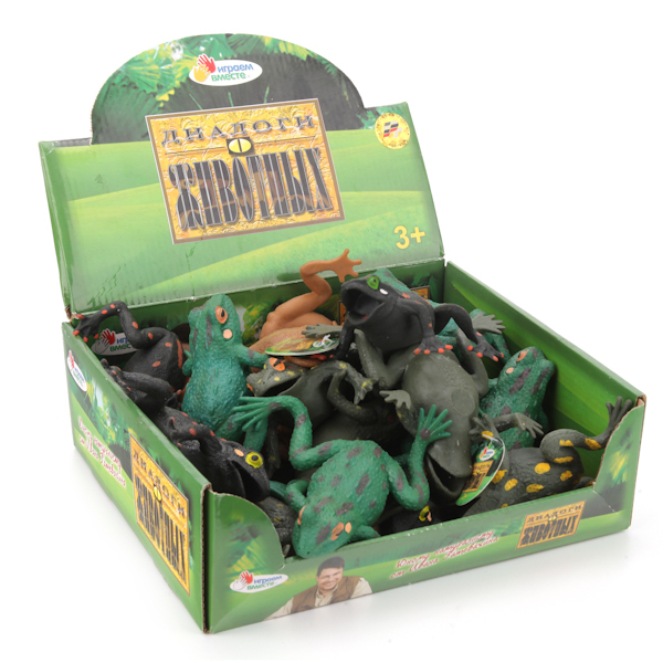 Тянучка-лягушка 12 см. в ассортименте (1 шт.), арт. A006PR, производитель Симбат, ISBN 462-0-00203-113-8, № 1