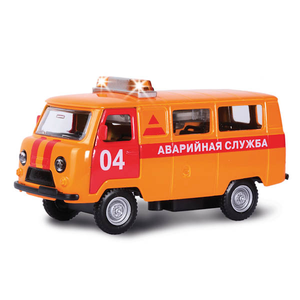 Технопарк УАЗ Аварийная служба металлическая, инерционная, арт. CT-1232WB-A, производитель Симбат, ISBN 469-0-38301-167-8, № 2