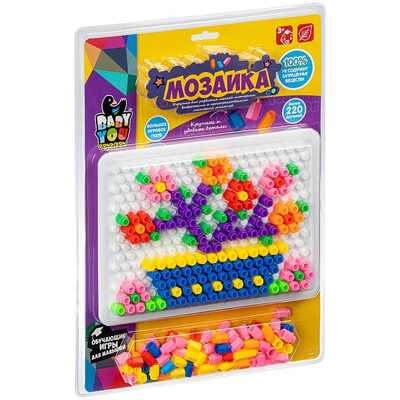 Мозаика для малышей, более 220 деталей Baby You Bondibon, арт. ВВ5027, производитель Bondibon (Бондибон), ISBN 489-5-13605-072-4 № 1