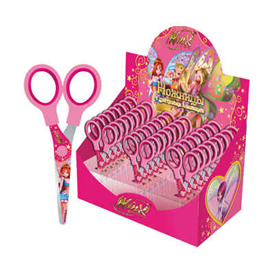 Этикетка Ножницы детские SA0155/WM 130мм с цветными лезвиями, диспл. TM Winx (24/192), производитель СервисТорг, ISBN 200-0-15650-017-9№ 1