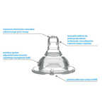 Бутылочка антиколиковая c широким горлышком 120мл. (розовый), арт.402/02, производитель Babyono, ISBN 590-1-43541-101-8, № 4