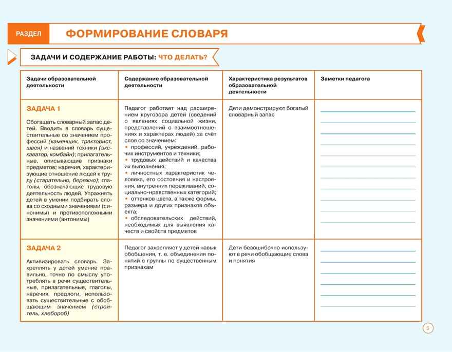 Блокнот педагога старшей группы детского сада. Речевое развитие, производитель Просвещение , ISBN 978-5-09117-117-4, № 4