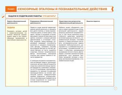 Блокнот педагога старшей группы детского сада. Познавательное развитие, производитель Просвещение , ISBN 978-5-09117-118-1№ 4