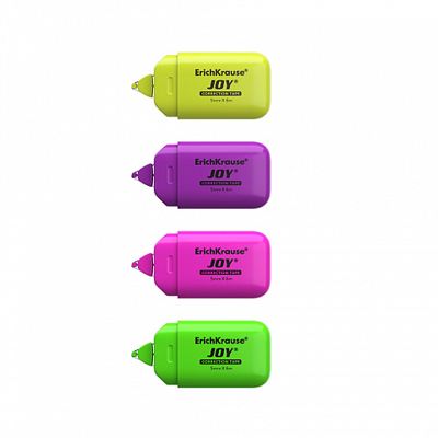Корректирующая лента JOY, 5мм х 6м, ассорти, арт. 53197, производитель ErichKrause® (Эрих Краузе), ISBN 404-1-48553-197-5№ 5