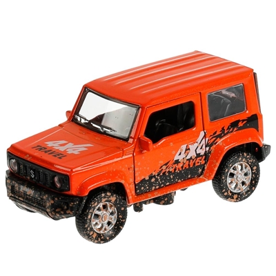 Suzuki Jimni оранжевый, 11,5 см., арт. JIMNY-12MUD-OG, производитель Симбат, ISBN 468-0-10793-723-0№ 2
