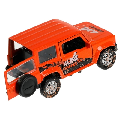 Suzuki Jimni оранжевый, 11,5 см., арт. JIMNY-12MUD-OG, производитель Симбат, ISBN 468-0-10793-723-0№ 4
