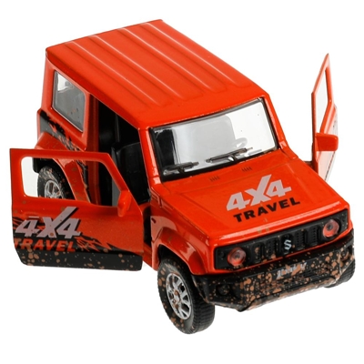 Suzuki Jimni оранжевый, 11,5 см., арт. JIMNY-12MUD-OG, производитель Симбат, ISBN 468-0-10793-723-0№ 5