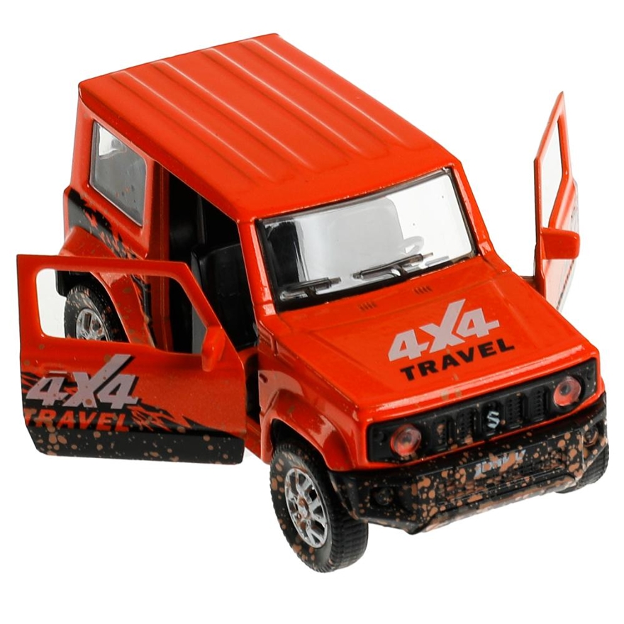 Suzuki Jimni оранжевый, 11,5 см., арт. JIMNY-12MUD-OG, производитель Симбат, ISBN 468-0-10793-723-0, № 5