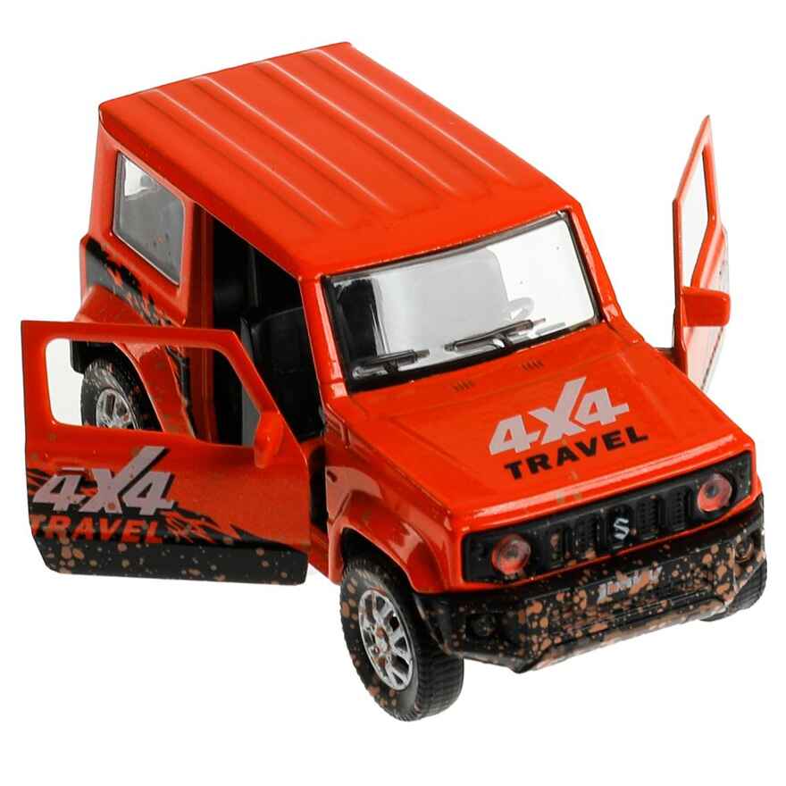 Suzuki Jimni оранжевый, 11,5 см., арт. JIMNY-12MUD-OG, производитель Симбат, ISBN 468-0-10793-723-0, № 1