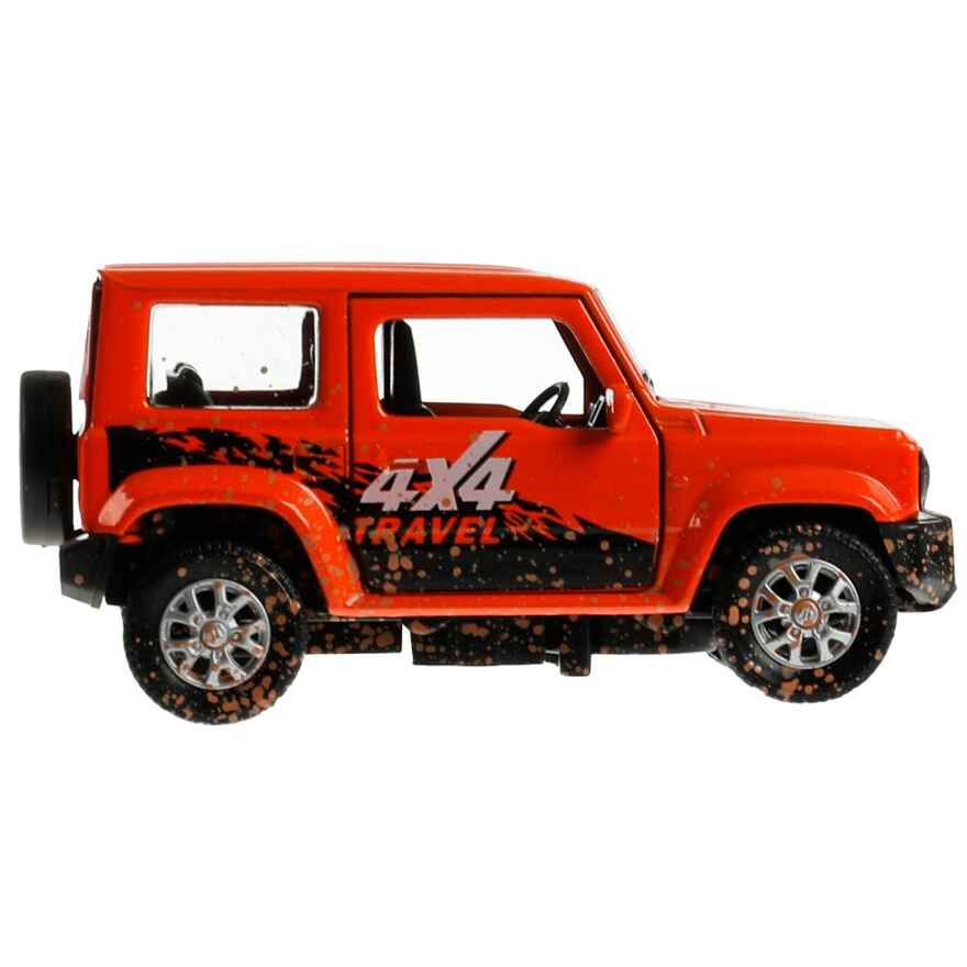 Suzuki Jimni оранжевый, 11,5 см., арт. JIMNY-12MUD-OG, производитель Симбат, ISBN 468-0-10793-723-0, № 4