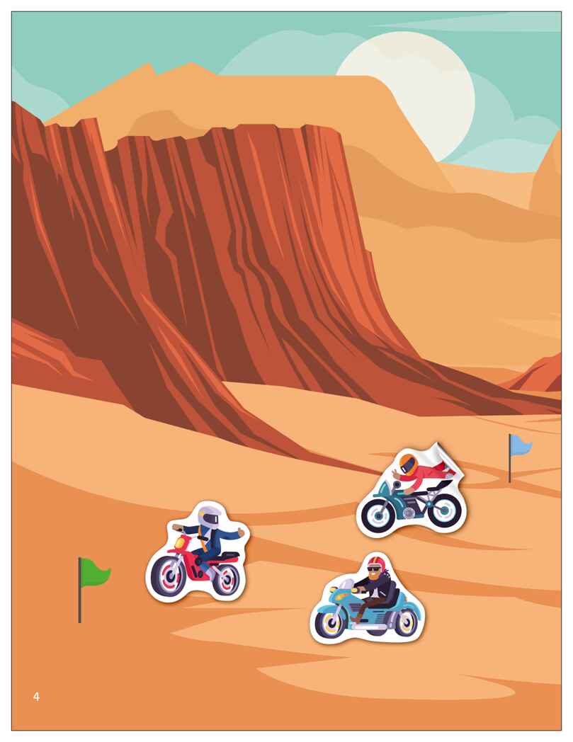 Крутые гонки (Транспорт с наклейками), книга с наклейками, производитель МОЗАИКА kids , ISBN 978-5-43154-638-9, № 5