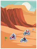 Крутые гонки (Транспорт с наклейками), книга с наклейками, производитель МОЗАИКА kids , ISBN 978-5-43154-638-9, № 5