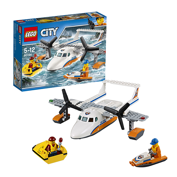 LEGO City 60164  Спасательный самолет береговой охраны, производитель LEGO (ЛЕГО), ISBN 570-2-01586-631-6, № 1