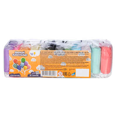 Набор для детской лепки Лёгкий пластилин 12 цветов, арт. TA1710, производитель Dream Makers (Дрим Мейкерс), ISBN 481-4-72300-690-6№ 1