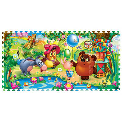 Коврик-пазл. Винни-Пух (8 сегментов), арт. FS-VN, производитель Симбат, ISBN 697-1-00009-884-4№ 1