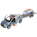 Машины металлические Технопарк LADA VESTA полиция и лодка, арт. 4690590145470, производитель Симбат, ISBN 469-0-59014-547-0, № 2