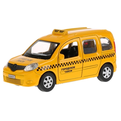 Машина металлическая Технопарк RENAULT KANGOO Такси, арт. 4690590156704, производитель Симбат, ISBN 469-0-59015-670-4 № 3