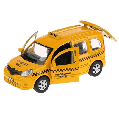 Машина металлическая Технопарк RENAULT KANGOO Такси, арт. 4690590156704, производитель Симбат, ISBN 469-0-59015-670-4 № 4