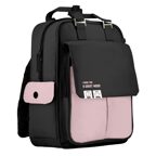 Рюкзак-сумка Schoolformat Каваи пастель 15 л черн. 38х29х14 мягкий 1 отд. молния для девочек, арт. РЮКСМ-КП, производитель ФАРМ, ISBN 460-2-72317-708-1, № 1