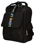 Рюкзак-сумка Любовь 15 л. черн. 38х29х14 мягкий 1 отд. молния для девочек, арт. РЮКСМ-ЛБ, производитель ФАРМ, ISBN 460-2-72317-707-4, № 1