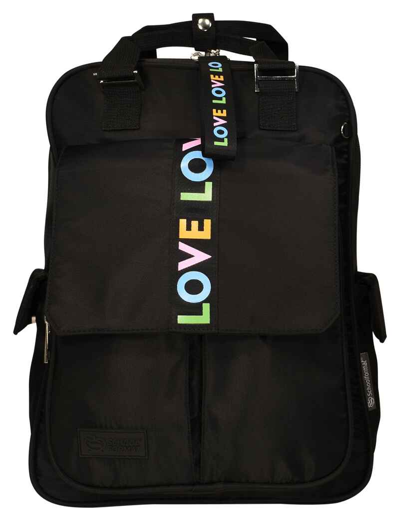 Рюкзак-сумка Любовь 15 л. черн. 38х29х14 мягкий 1 отд. молния для девочек, арт. РЮКСМ-ЛБ, производитель ФАРМ, ISBN 460-2-72317-707-4, № 6