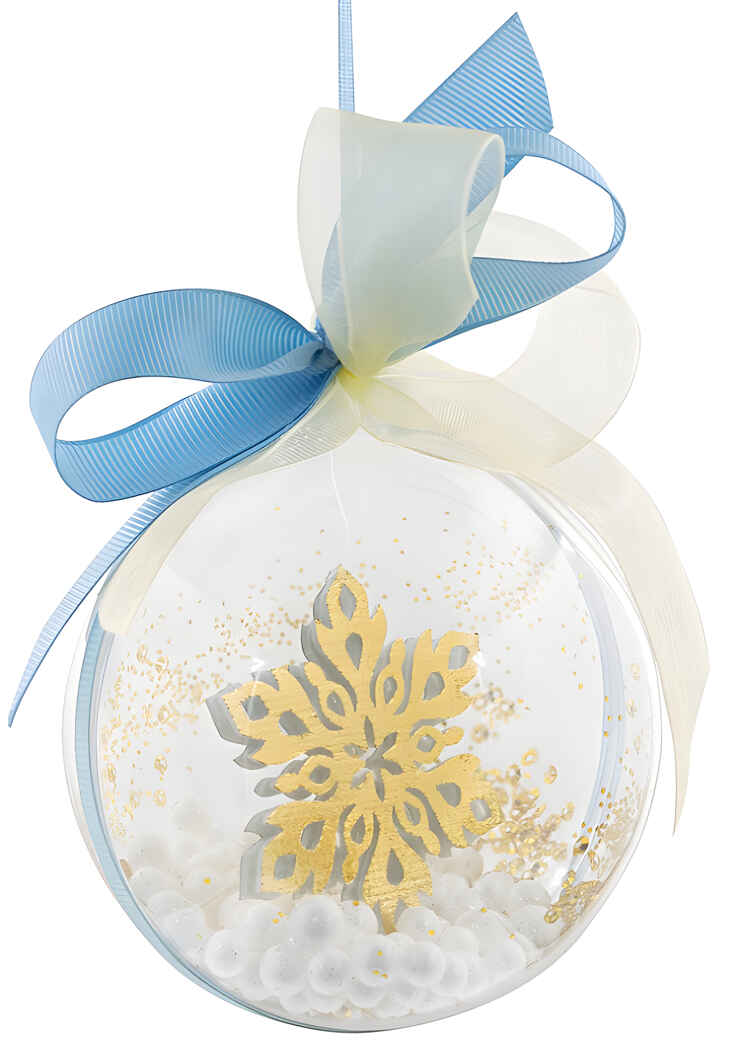 Игрушка на елку Шар (со снежинкой), арт. 3269, производитель SANTA LUCIA (САНТА ЛЮЧИЯ), ISBN 461-0-09922-396-7, № 2