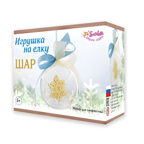 Игрушка на елку Шар (со снежинкой), арт. 3269, производитель SANTA LUCIA (САНТА ЛЮЧИЯ), ISBN 461-0-09922-396-7, № 1