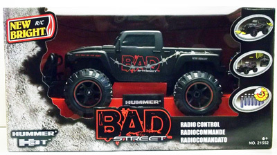 Игрушка Р/У Машина BAD STREET - HUMMER H3T 1:15, производитель New Bright, ISBN 5-0-21121-552-6, № 1