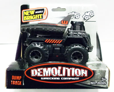 Игрушка Ручное У. Строительная DEMOLITION Dump Truck 1:43, производитель New Bright, ISBN 200-0-54190-839-9, № 1