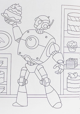 Раскраска с роботом. Супер роботы., производитель Проф-Пресс , ISBN 978-5-37835-144-2№ 2