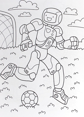 Раскраска с роботом. Супер роботы., производитель Проф-Пресс , ISBN 978-5-37835-144-2№ 3