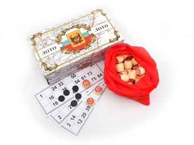 Русское лото &quot;Узоры&quot; (дерево, 24x26 см). Арт. D31797, производитель Рыжий кот, ISBN 466-5-30672-955-8№ 1