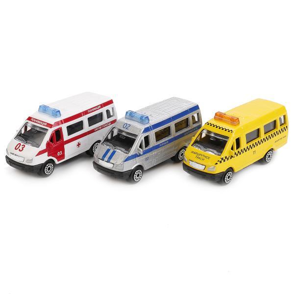 Машина Технопарк Газель 1:72 в ассортименте, арт. SB-13-09-G(WB), производитель Симбат, ISBN 469-0-59006-358-3, № 1