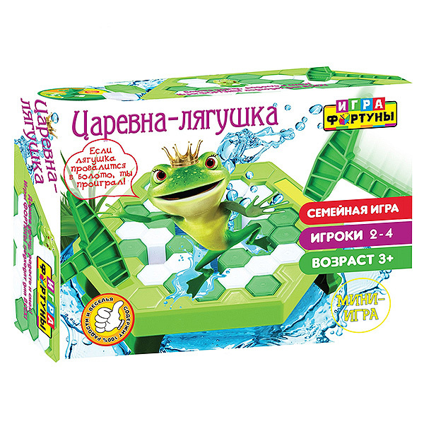 Настольная семейная игра  Царевна-лягушка мини-игра, арт. Ф93554, производитель Фортуна, ISBN 460-2-01060-820-5, № 1