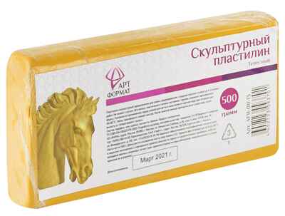 Пластилин скульптурный АРТформат 500 г. Телесный, арт. AF11-011-13, производитель ФАРМ, ISBN 460-2-72309-370-1№ 6