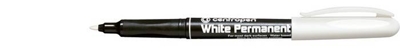 Маркер перманентный Centropen White permanent 1,2 мм белый, пулевидный наконечник, арт .2686/1, производитель ФАРМ, ISBN 859-5-01363-406-6№ 1