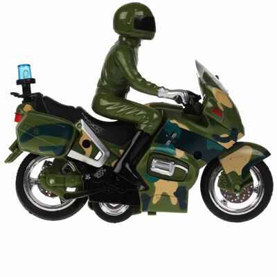 Мотоцикл военный 15 см., арт. MOTOFIG-15PLMIL-GN, производитель Симбат, ISBN 461-0-13673-075-5№ 3