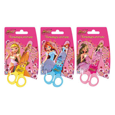 Ножницы детские SA1233/WM 120мм с пласт.чехлом д/лезвий, блист. &lt;7H&gt; TM Winx (10/200), производитель СервисТорг, ISBN 690-3-89152-351-8№ 1