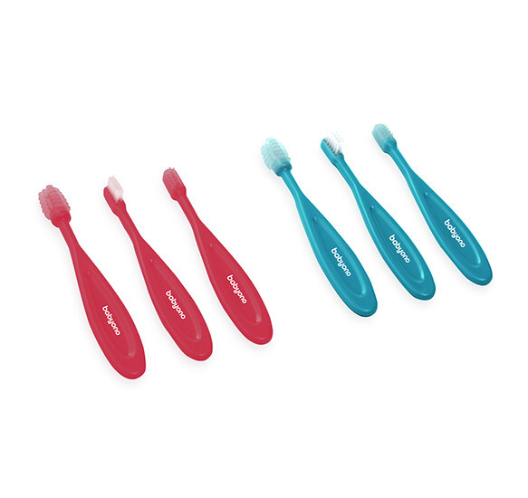 Набор зубных щеточек 3шт. в уп., арт.550, производитель Babyono, ISBN 590-1-43540-836-0, № 1