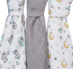 Набор пеленок 3шт. в уп. (серый), арт.348/01, производитель Babyono, ISBN 590-1-43540-795-0, № 3