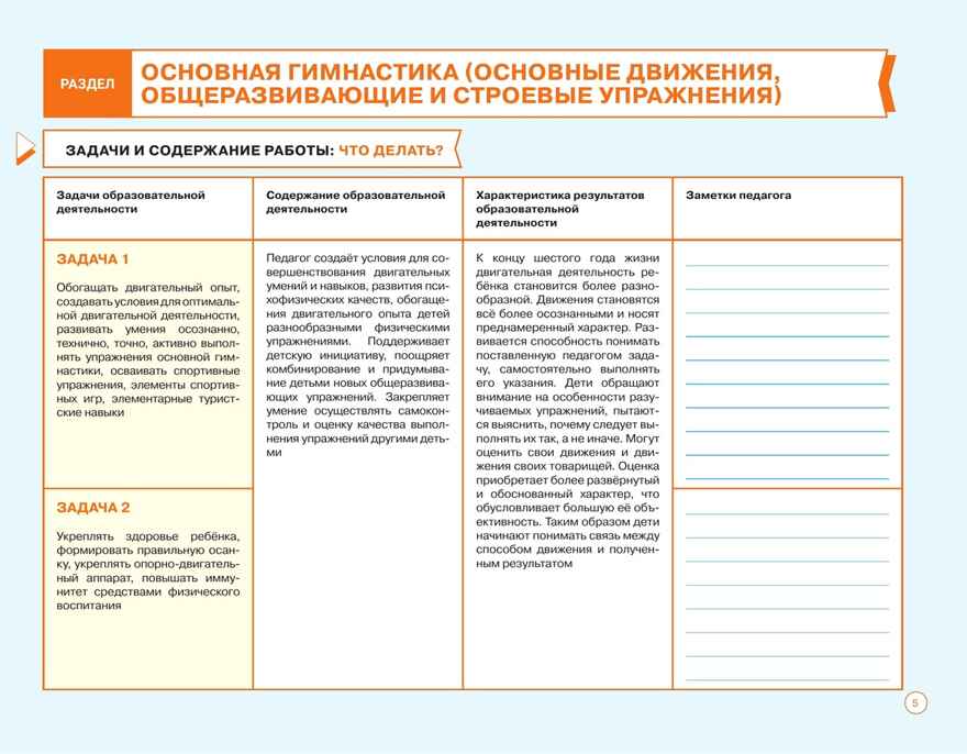 Блокнот педагога старшей группы детского сада. Физическое развитие, производитель Просвещение , ISBN 978-5-09117-121-1, № 4