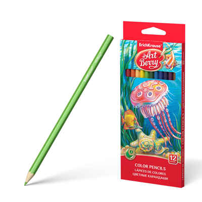 Цветные карандаши шестигранные ArtBerry 12 цветов, арт. 32878, производитель ErichKrause® (Эрих Краузе), ISBN 404-1-48532-878-0№ 2