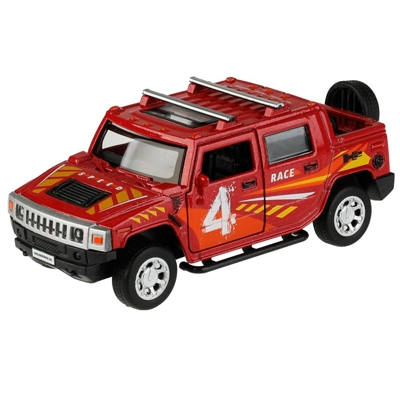 Пикап Hummer H2 красный, 12 см., арт. HUM2PICKUP-12SRT-RD, производитель Симбат, ISBN 468-0-10798-149-3№ 2