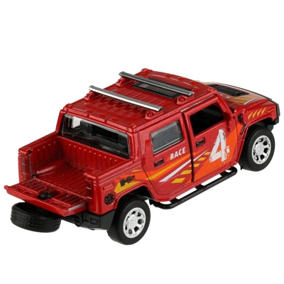 Пикап Hummer H2 красный, 12 см., арт. HUM2PICKUP-12SRT-RD, производитель Симбат, ISBN 468-0-10798-149-3№ 4