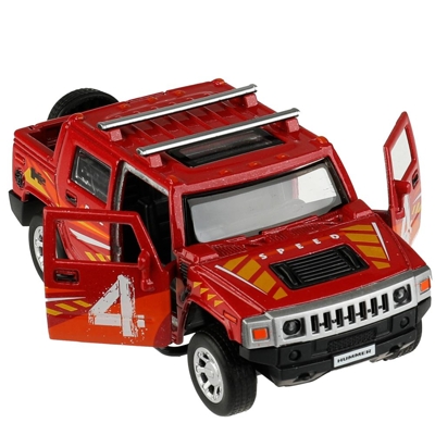 Пикап Hummer H2 красный, 12 см., арт. HUM2PICKUP-12SRT-RD, производитель Симбат, ISBN 468-0-10798-149-3№ 5