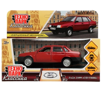 LADA-21099 Спутник, 12 см., арт. 21099-12-RD, производитель Симбат, ISBN 468-0-10798-158-5