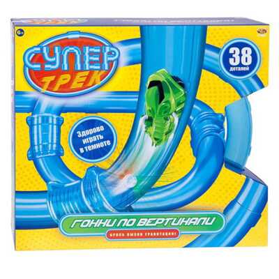 Трек, высокоскоростные трубы (38 деталей), арт. PT-00931, производитель Junfa Toys (Юнфа Тойс), ISBN 460-6-20814-910-5№ 1