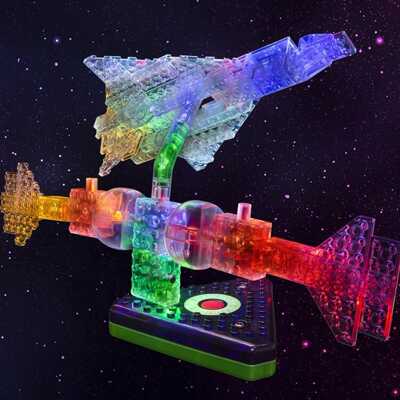 Laser Pegs Набор 24 в 1. Космос, арт. NG 400, производитель Laser Pegs (Лазер Пегс), ISBN 81-0-69002-054-3№ 5