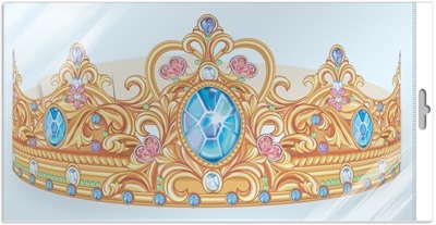 *МА-10653 Маска-ободок. Корона (в индивидуальной упаковке с европодвесом и клеевым клапаном), производитель Сфера ТЦ , ISBN 463-0-07699-078-1, № 1