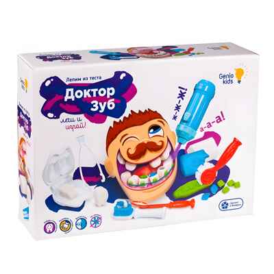 Набор для детской лепки  Доктор Зуб, арт. TA1041, производитель Dream Makers (Дрим Мейкерс), ISBN 481-4-72300-385-1№ 1